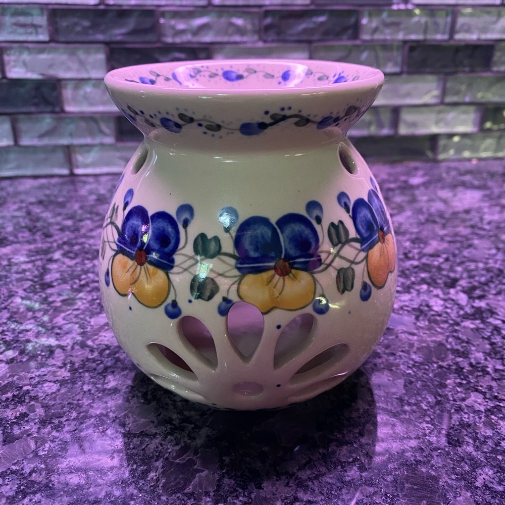 Floral Ceramic Oil Warmer